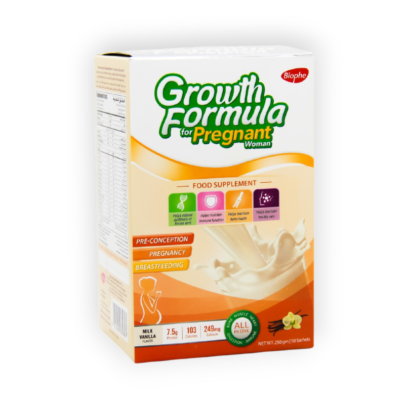 GROWTH FORMULA PREG WOMEN VANILLA 250 GM