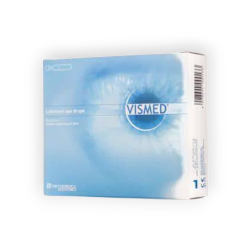 VISMED LUBRICANT EYE DROPS 18%